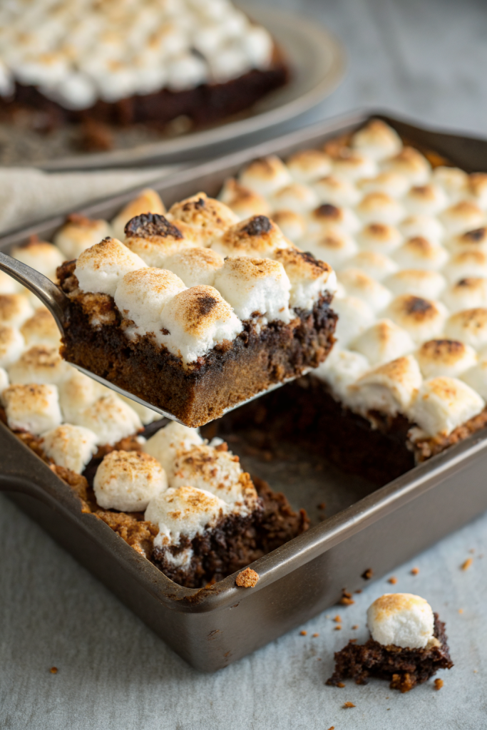Homemade S'mores Brownies Recipe