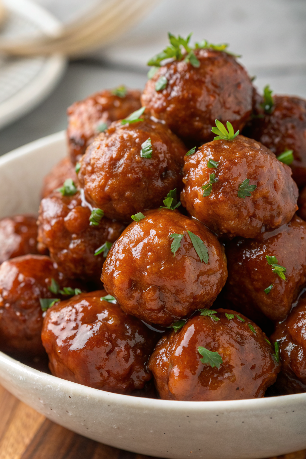 Honey BBQ Crockpot Meatballs Recipe
