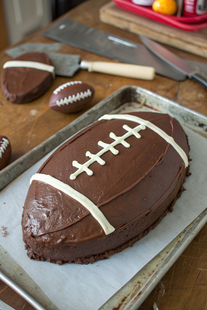 How to Make a Football Cake