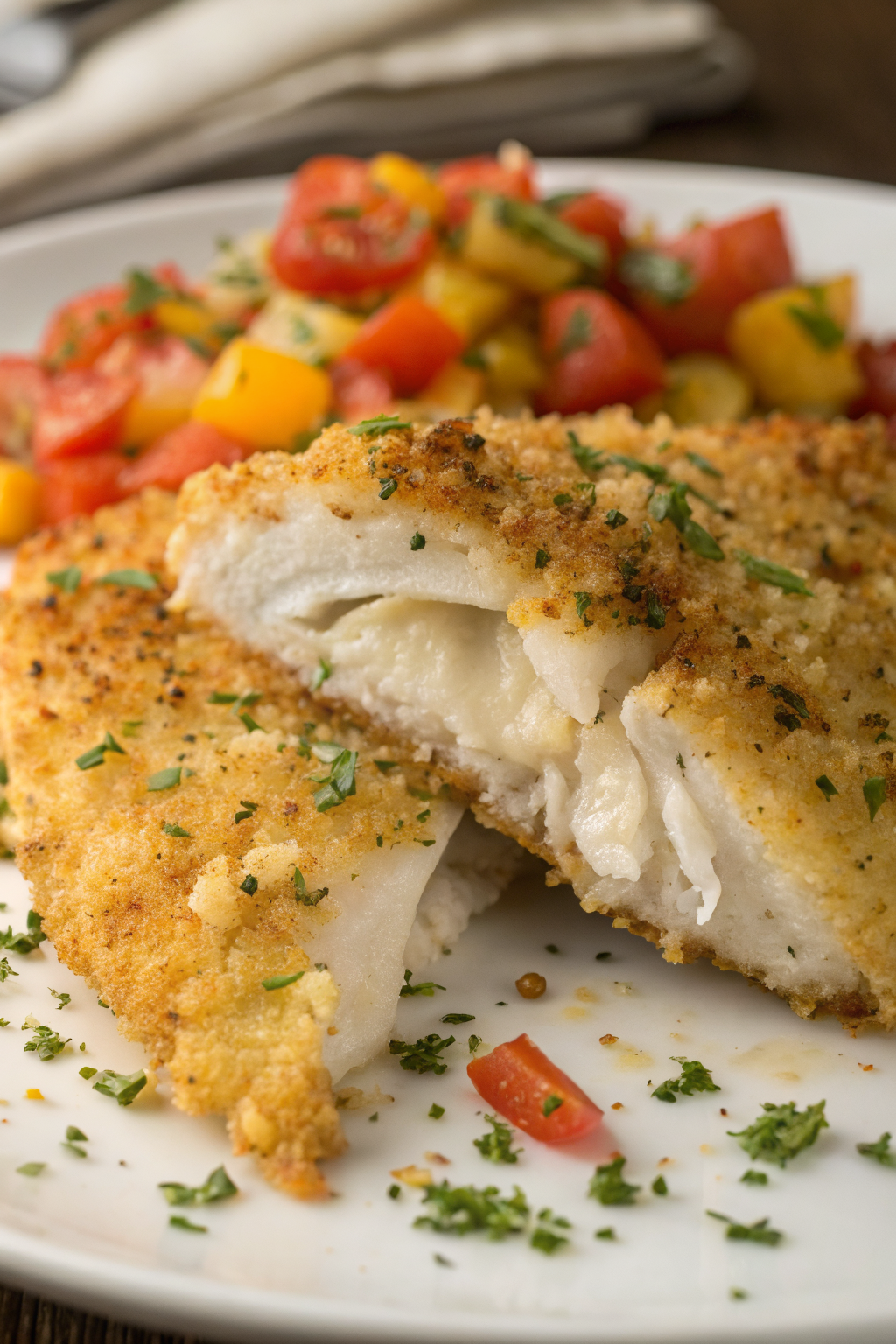 Parmesan Crusted Tilapia Recipe