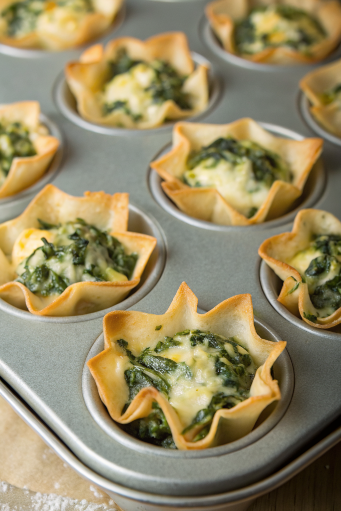 Spinach & Artichoke Wontons Recipe
