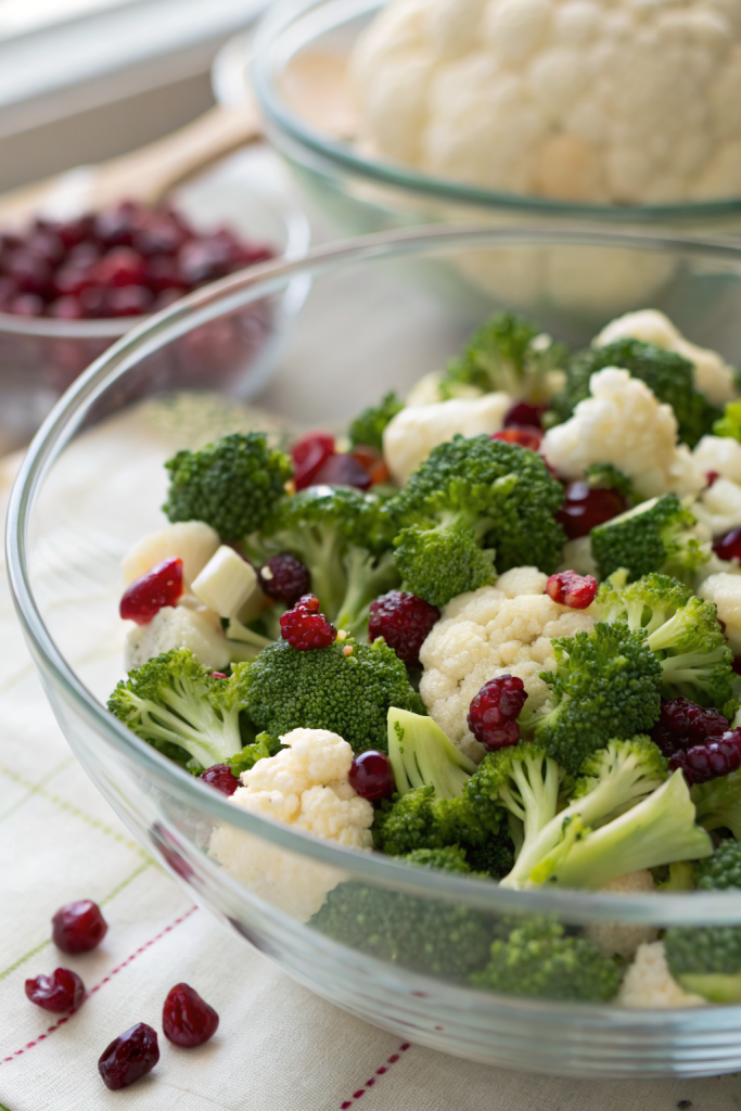 Broccoli Cauliflower Salad Recipe