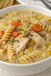 Creamy Chicken Noodle Soup Recipe