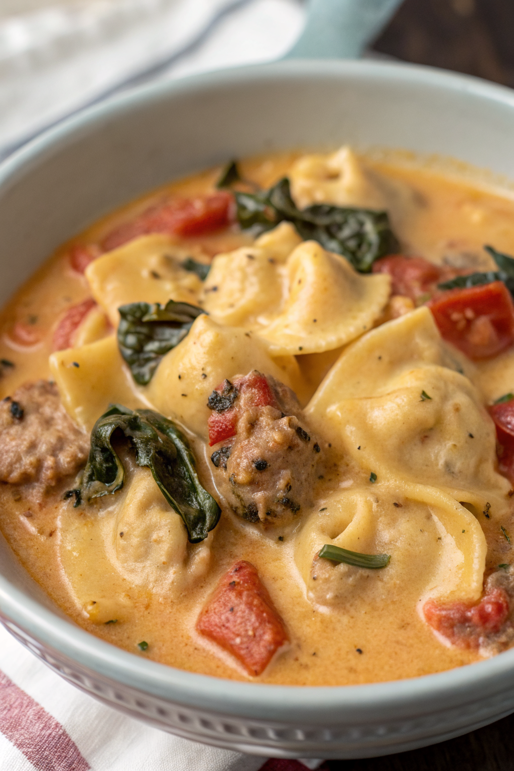 Creamy Crockpot Tortellini Recipe
