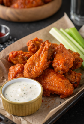 Crispy Buffalo Wings Recipe