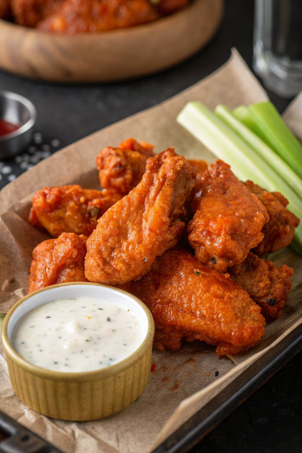 Crispy Buffalo Wings Recipe