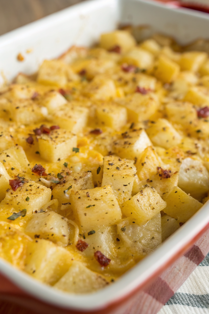 Tasty Cheesy Potato Casserole Recipe