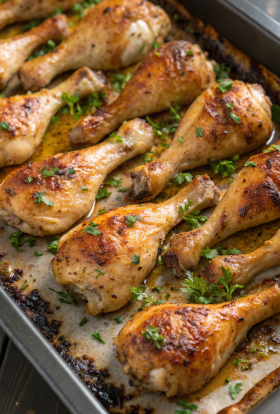 Chicken Legs with Garlic and Dijon