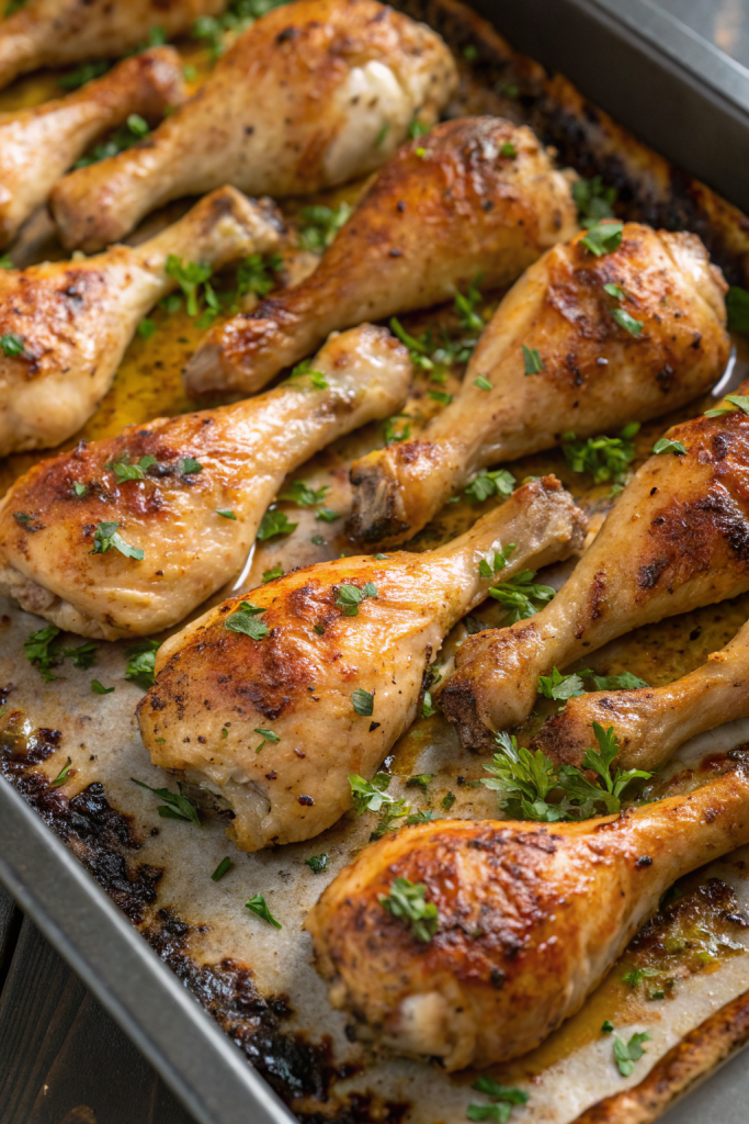 Chicken Legs with Garlic and Dijon