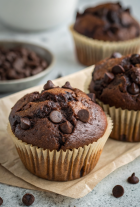 Chocolate Zucchini Muffins Recipe