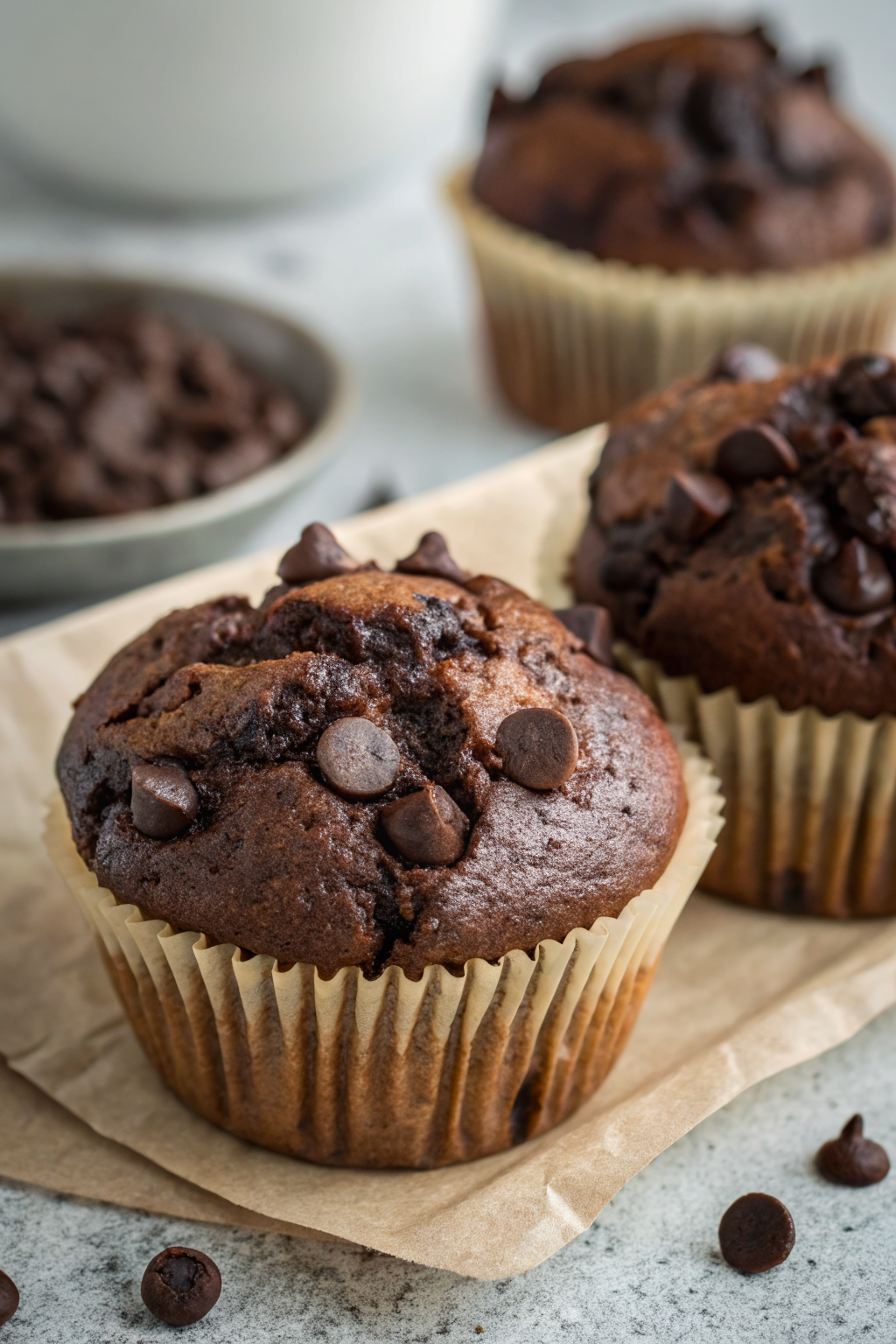 Chocolate Zucchini Muffins Recipe