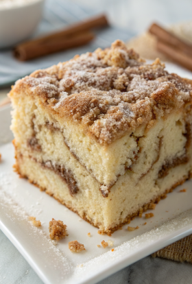 Cinnamon Sugar Zucchini Coffee Cake