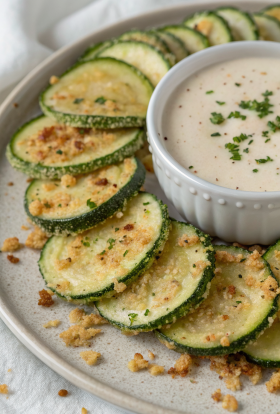 Crispy Baked Zucchini Chips Recipe