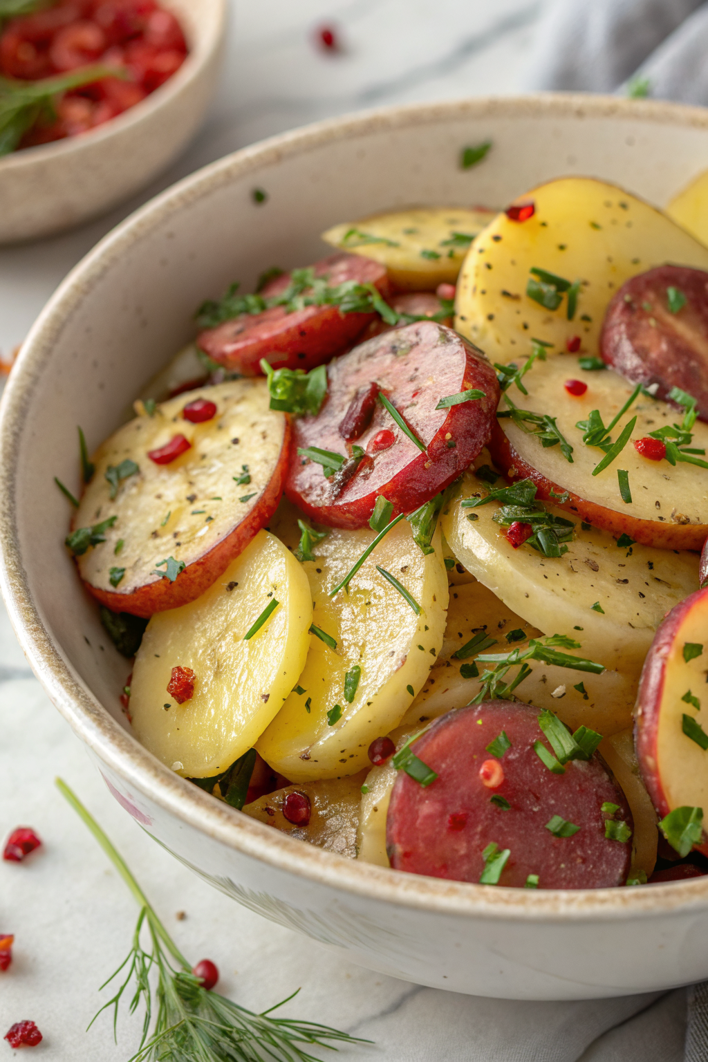 Dill and Dijon Potato Salad
