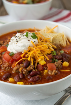 Easy Taco Soup Recipe