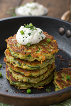 Easy Zucchini Fritters Recipe