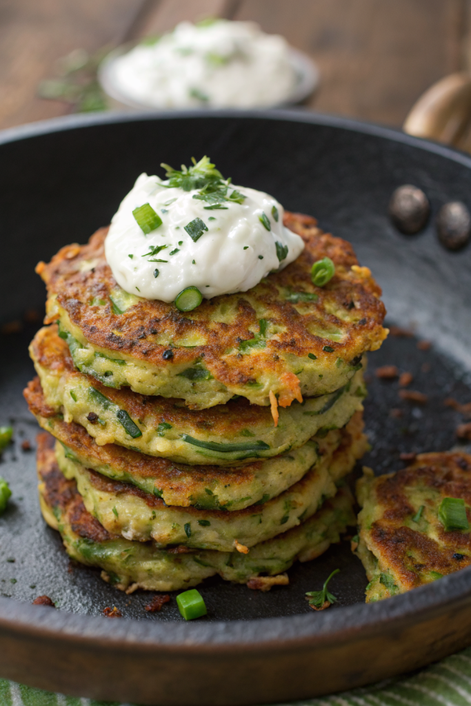 Easy Zucchini Fritters Recipe