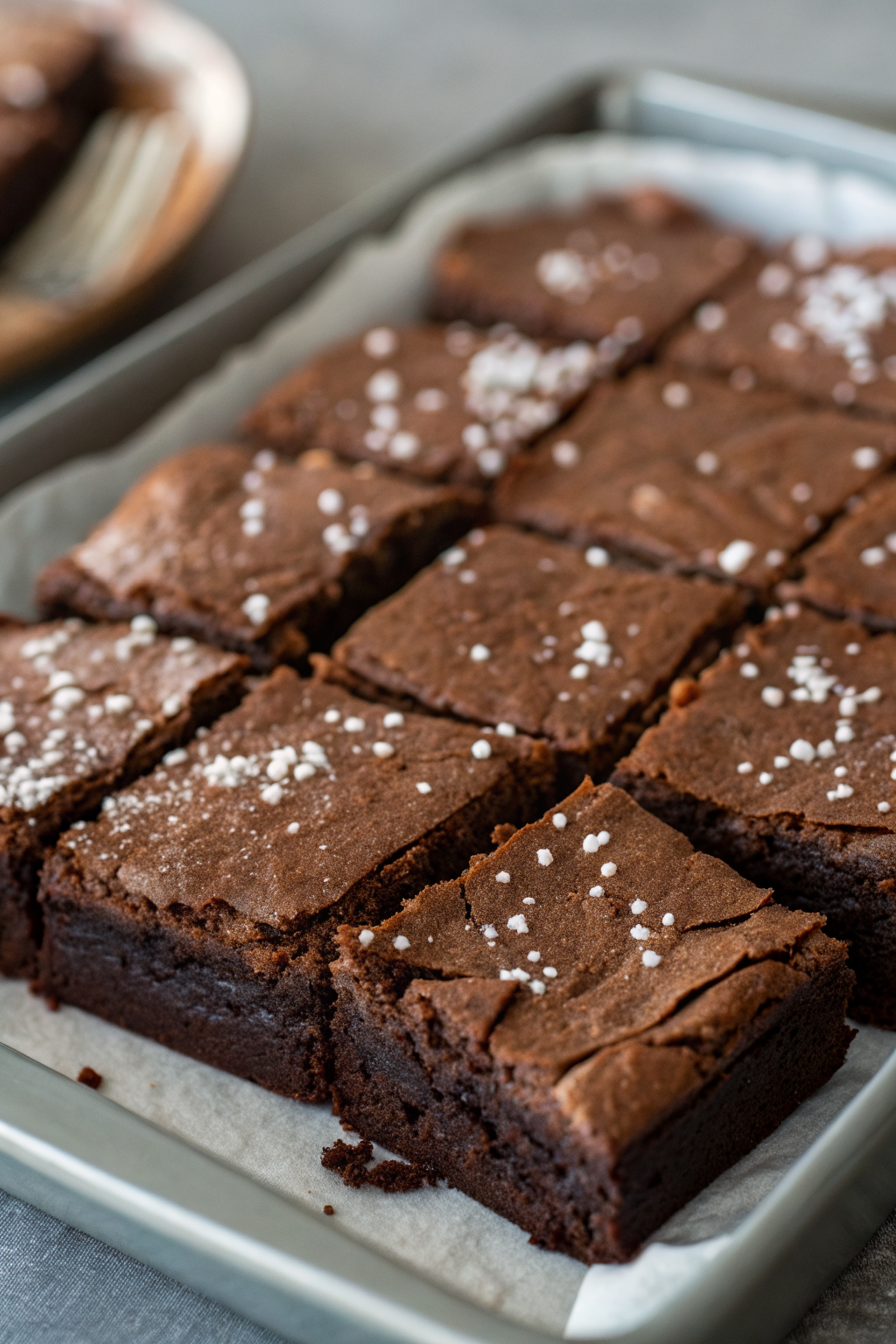 Fudgy Dark Chocolate Zucchini Brownies Recipe