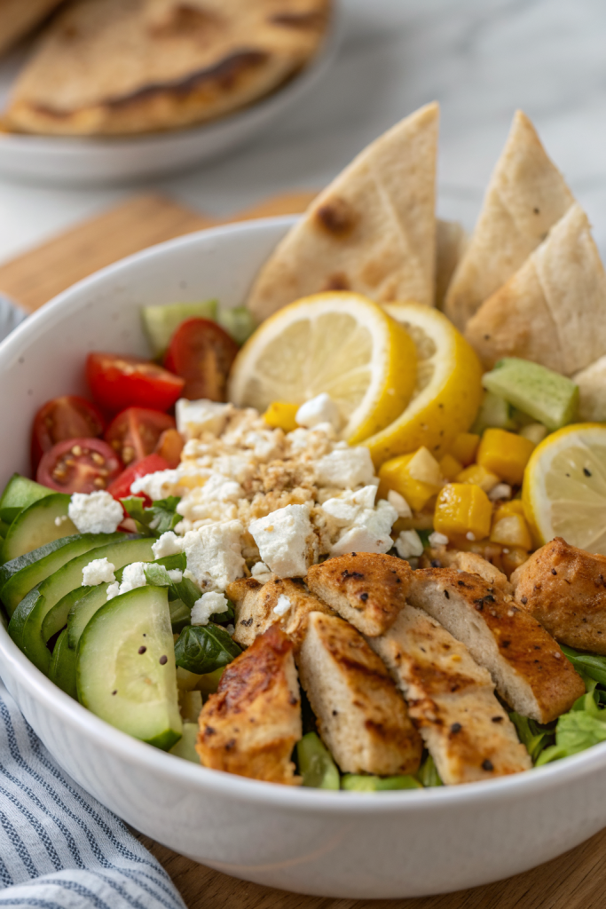 Greek Chicken Bowls Recipe