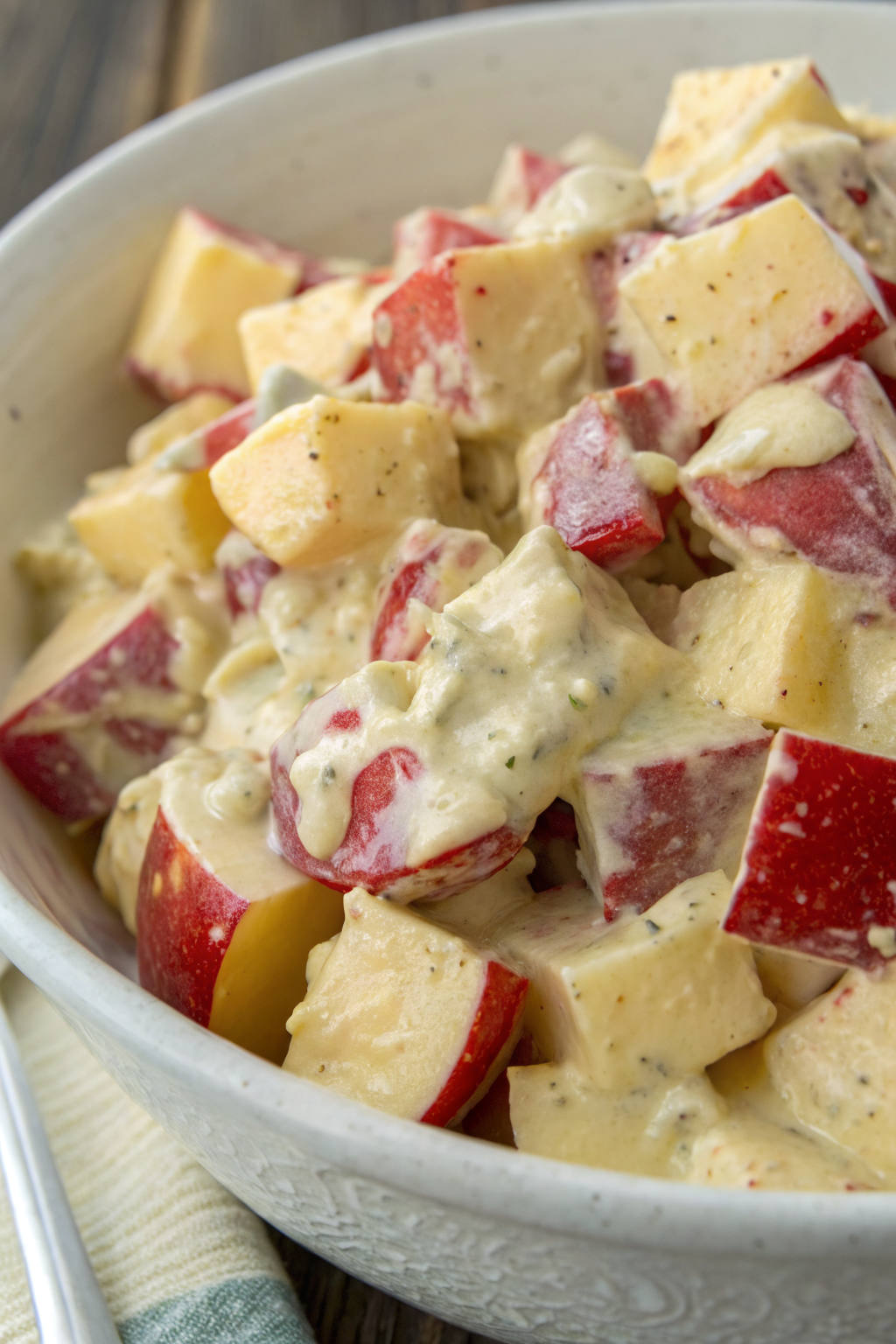 Healthier Red Skin Potato Salad