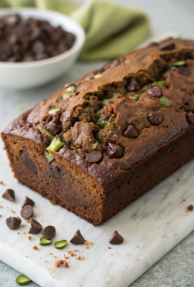 Healthy Chocolate Zucchini Bread Recipe