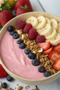 Healthy Fruit And Granola Meal