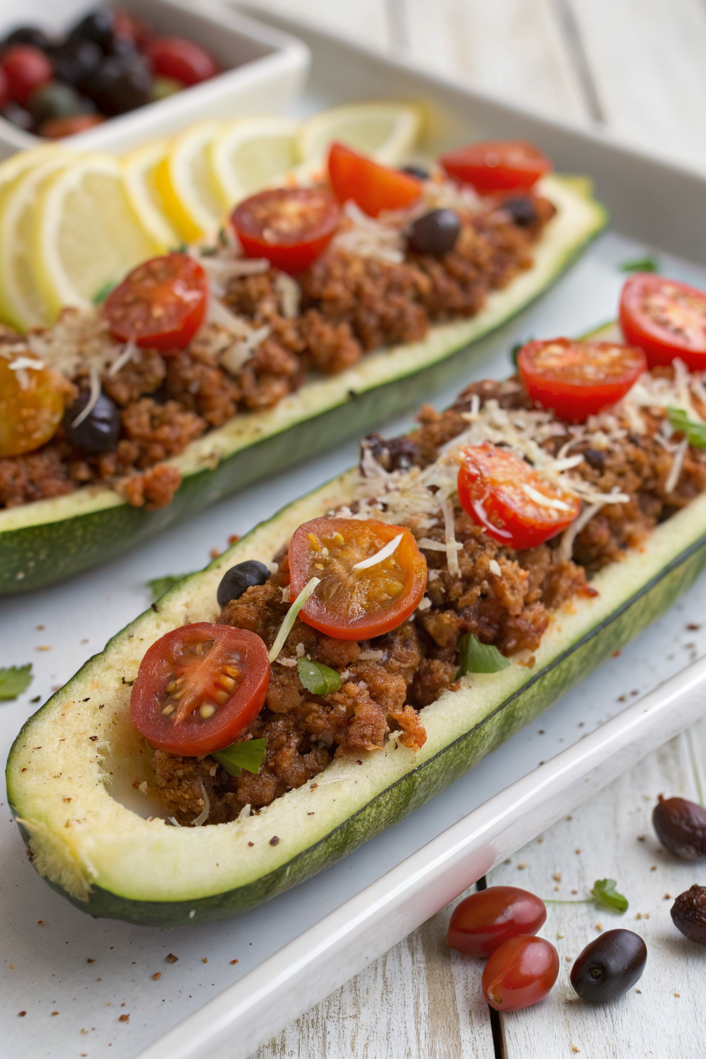 Mediterranean Stuffed Zucchini Recipe
