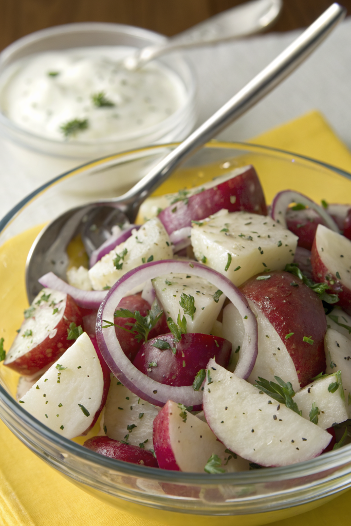 No Mayo Potato Salad With Herbs