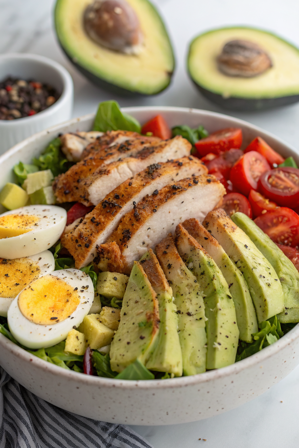 Paleo Grilled Chicken Cobb Salad