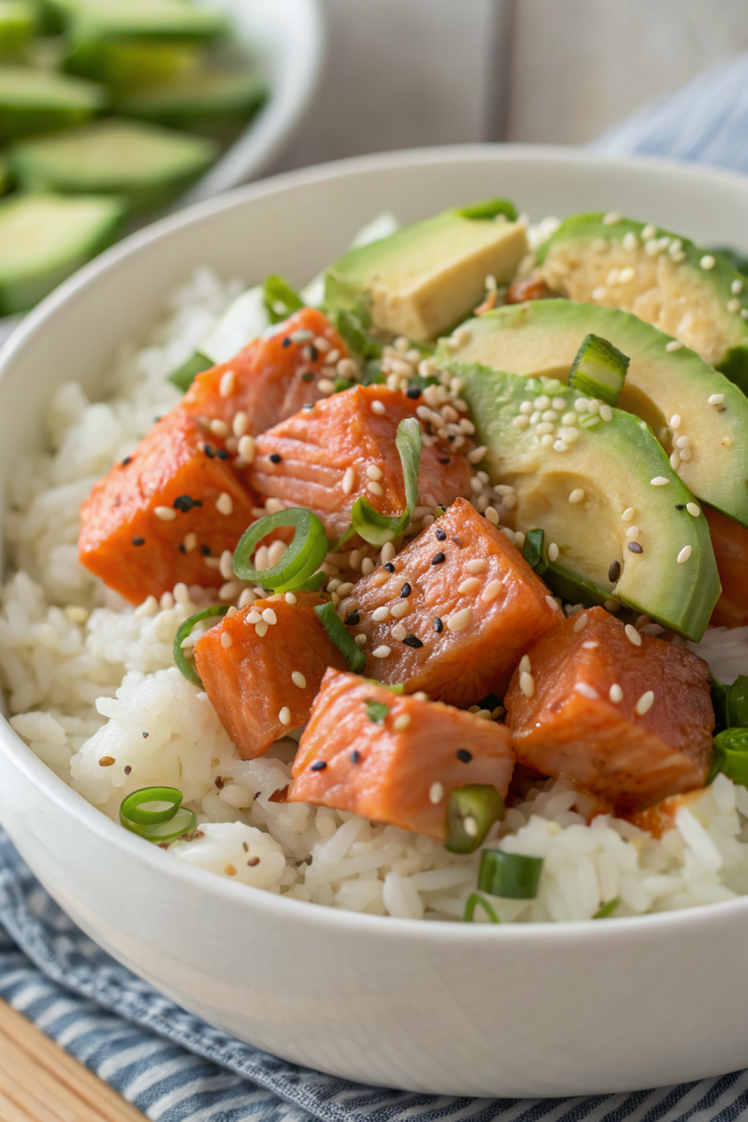 Salmon Rice Bowls Recipe