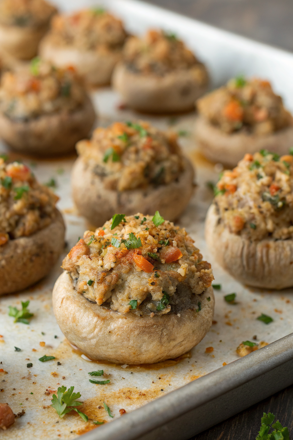 Sausage Stuffed Mushrooms Recipe