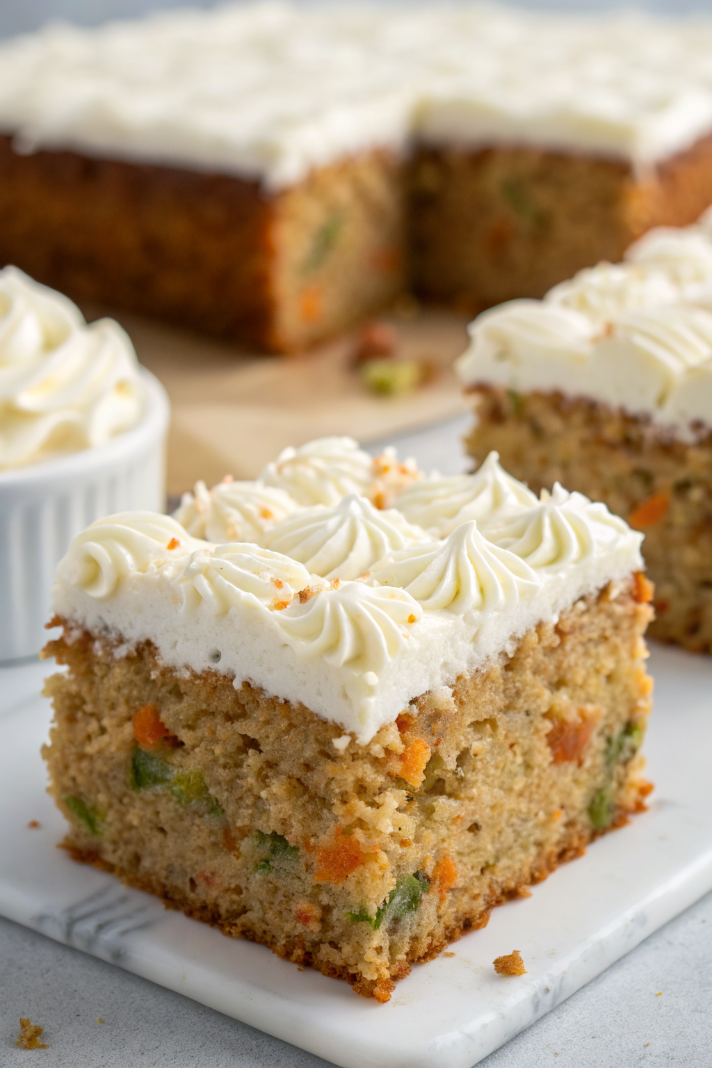 Zucchini Cake with Cream Cheese Frosting Recipe