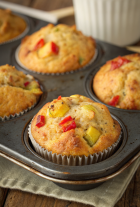 Zucchini Cheese Muffins Recipe