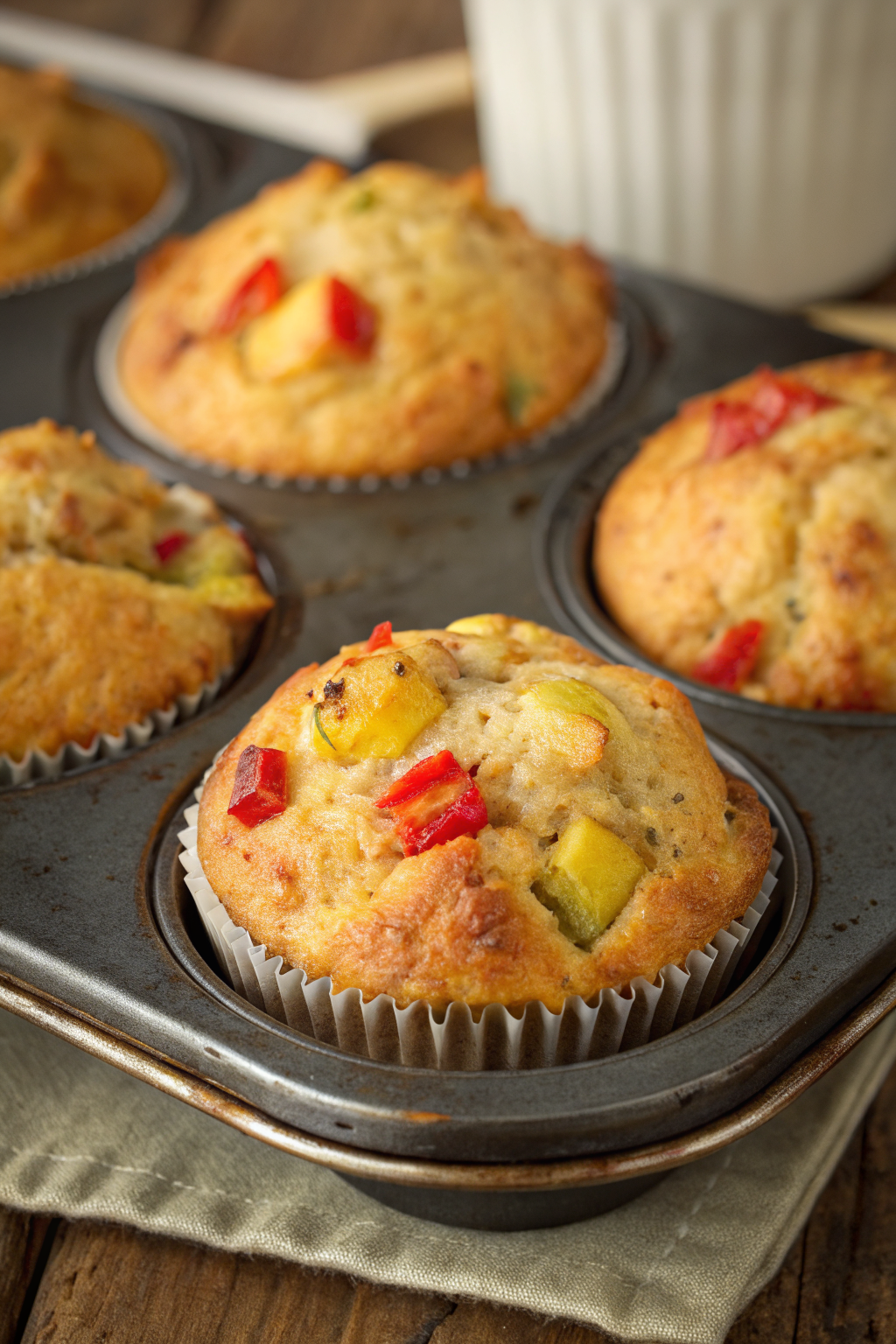 Zucchini Cheese Muffins Recipe
