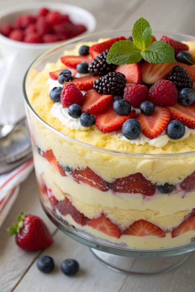 Angel Food Berry Trifle Recipe