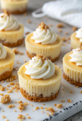 Apple Crisp Mini Cheesecakes Recipe