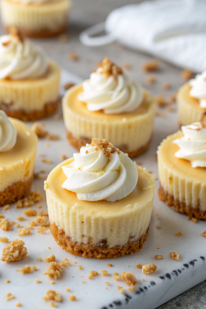 Apple Crisp Mini Cheesecakes Recipe