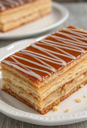 Apple Mille Feuille with Vanilla Custard Recipe