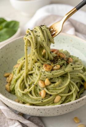 Avocado Pesto Zucchini Noodles Recipe