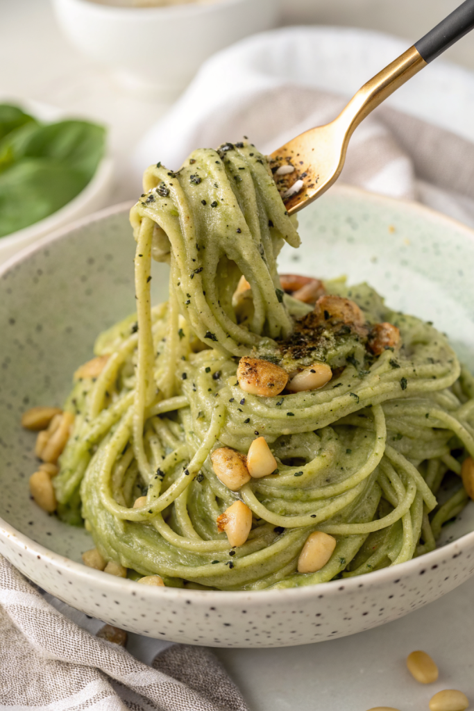 Avocado Pesto Zucchini Noodles Recipe