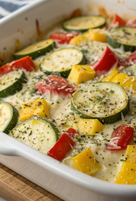 Baked Zucchini and Cheese Recipe