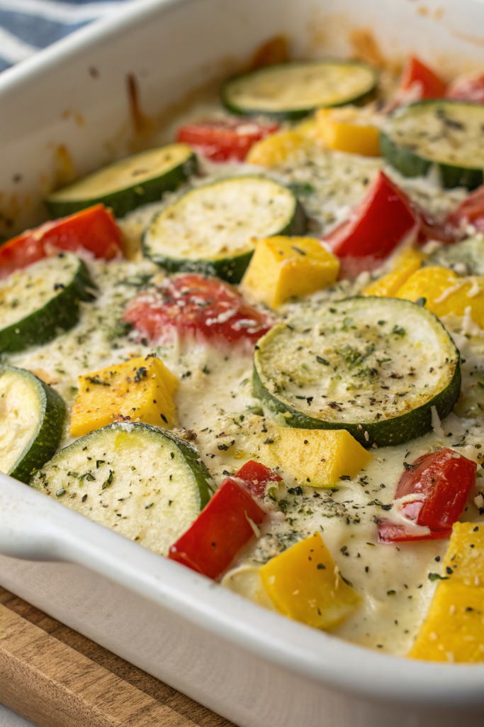 Baked Zucchini and Cheese Recipe