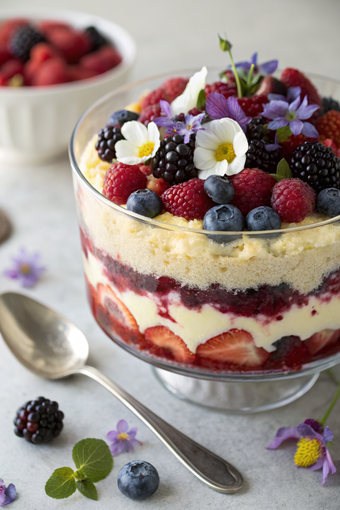 Berry Tiramisu Trifle Recipe