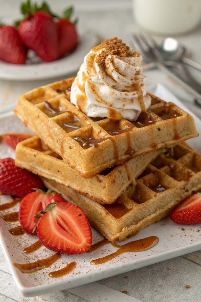 Cinnamon Zucchini Waffles Recipe