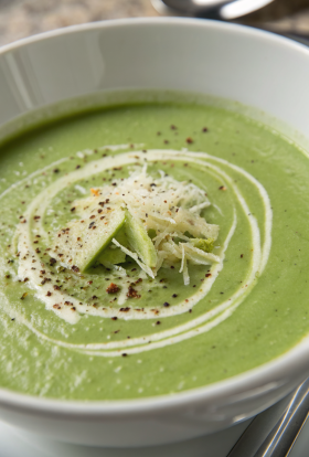 Creamy Italian Potato and Zucchini Soup