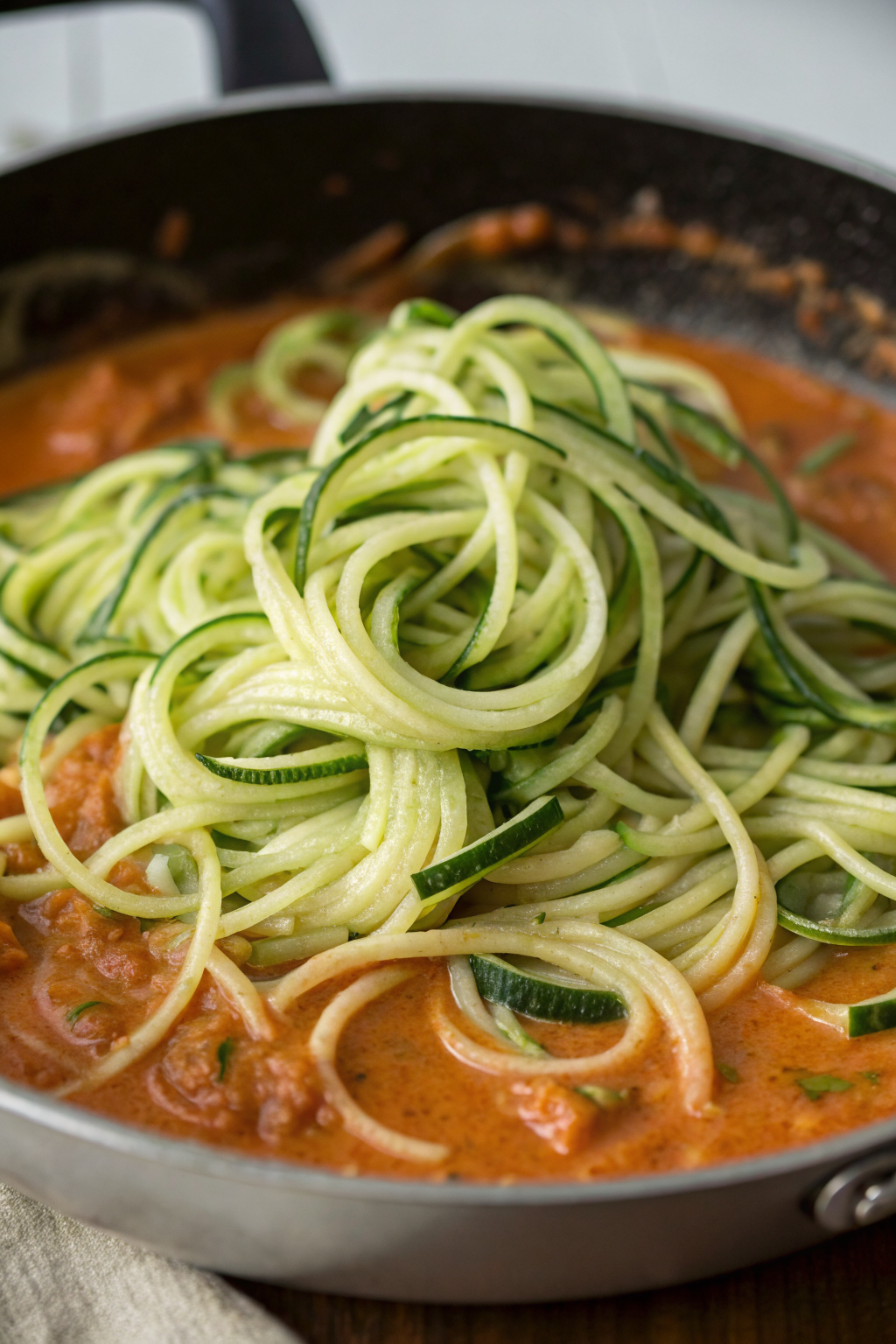 Creamy Tomato Sauce with Zoodles