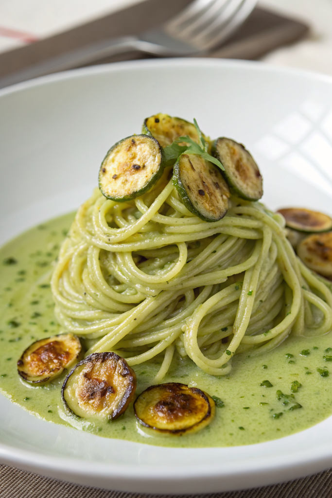Creamy Zucchini Lemon Pasta Recipe