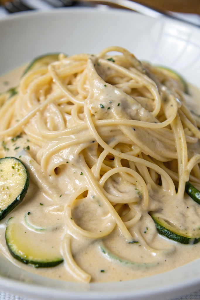 Creamy Zucchini Pasta Recipe