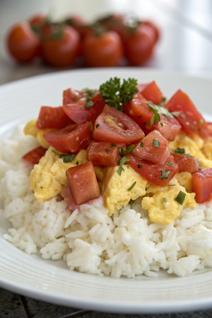 Easy Chinese Tomato Egg Stir Fry Recipe