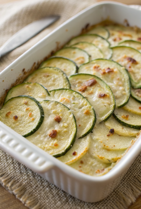 Easy Zucchini Au Gratin Recipe
